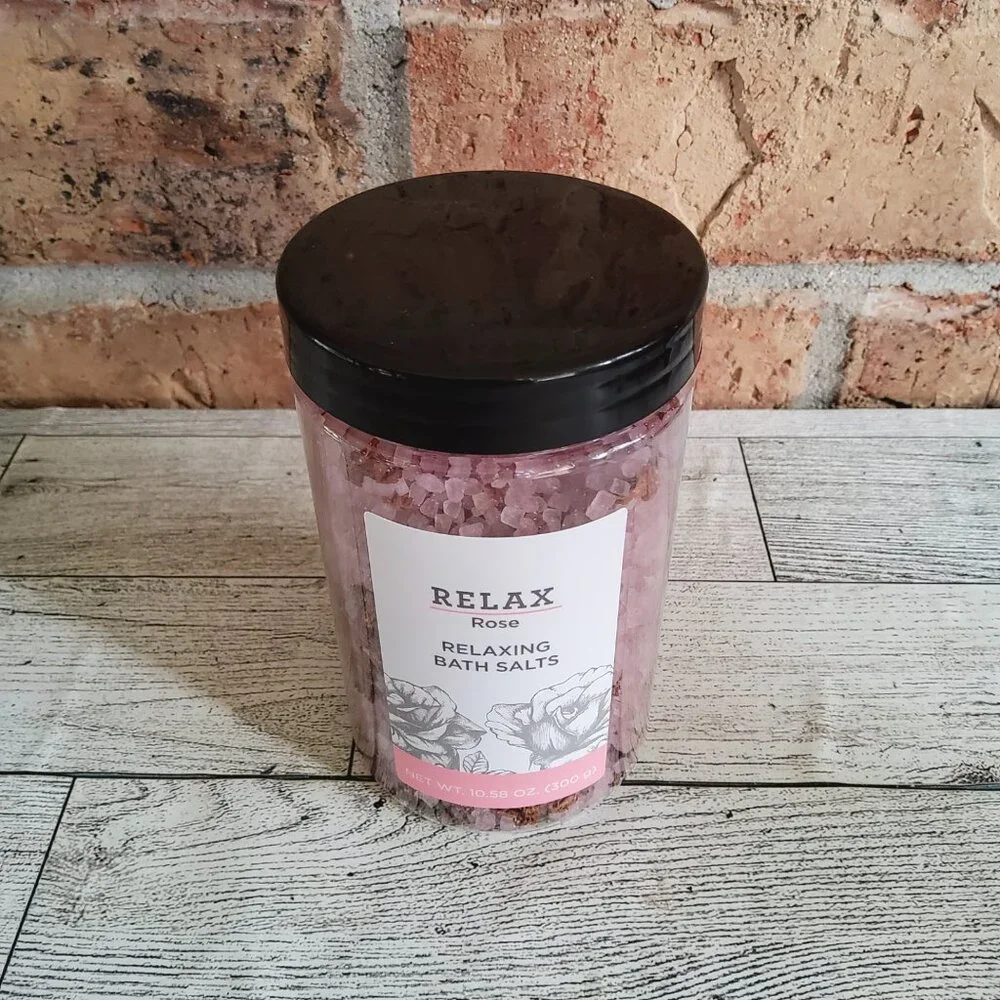 Relax Rose Relaxing Bath Salts 10.5 OZ